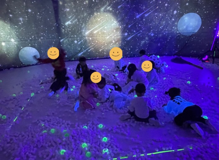 사랑반 11월 원내체험학습 - 우주, 오로라 놀이